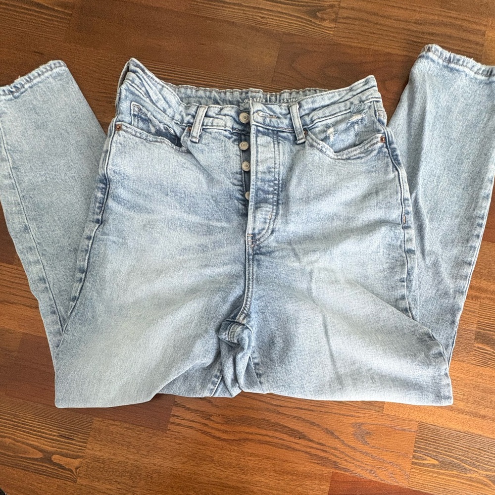 Vintage Wash High Rise Jeans